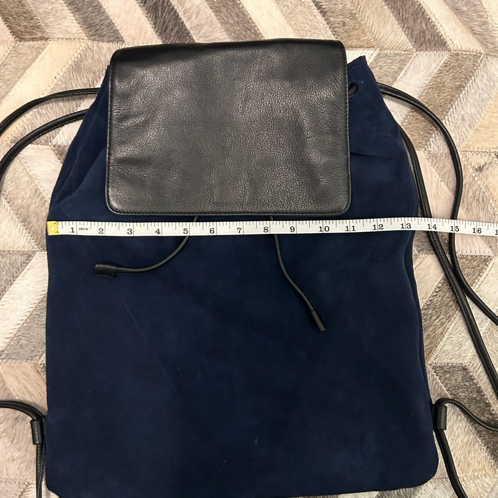 Suede Backpack - image 3